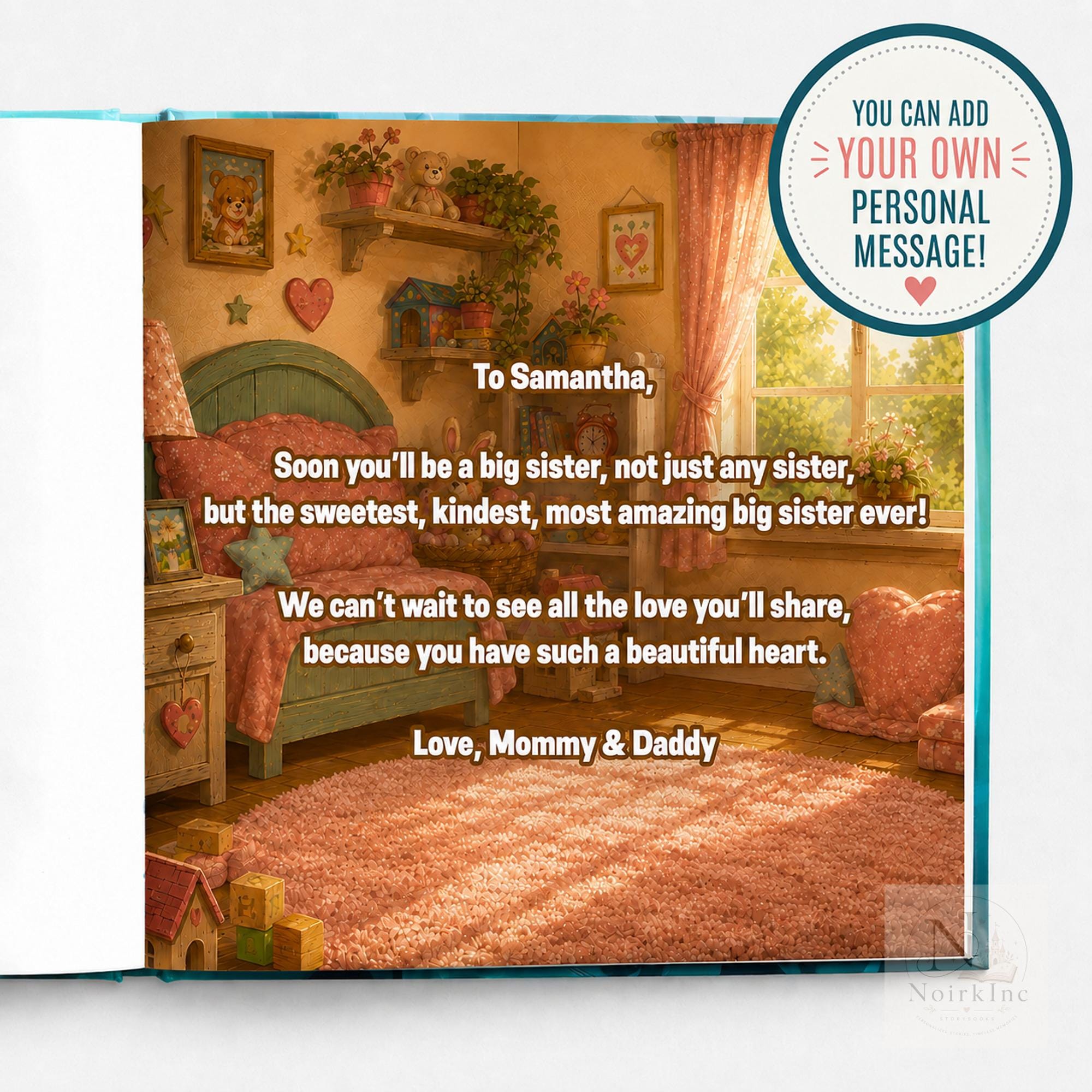 Personalized Big Sister Book With Custom Name