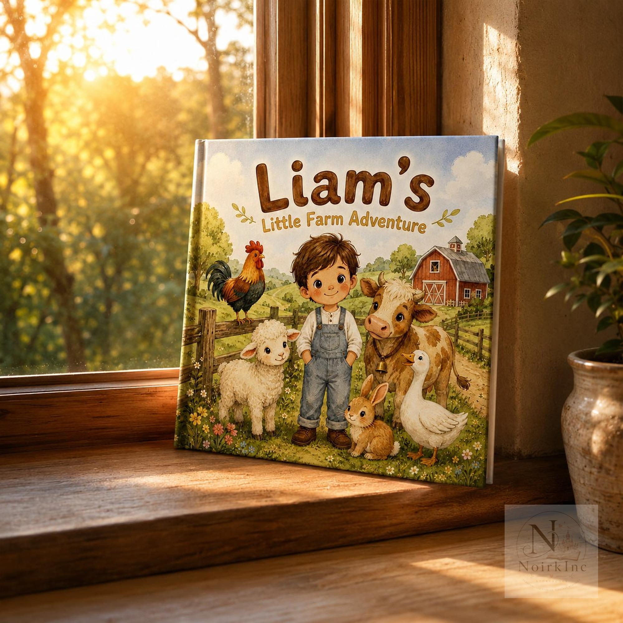 Personalized Farm Animal Book for Kids