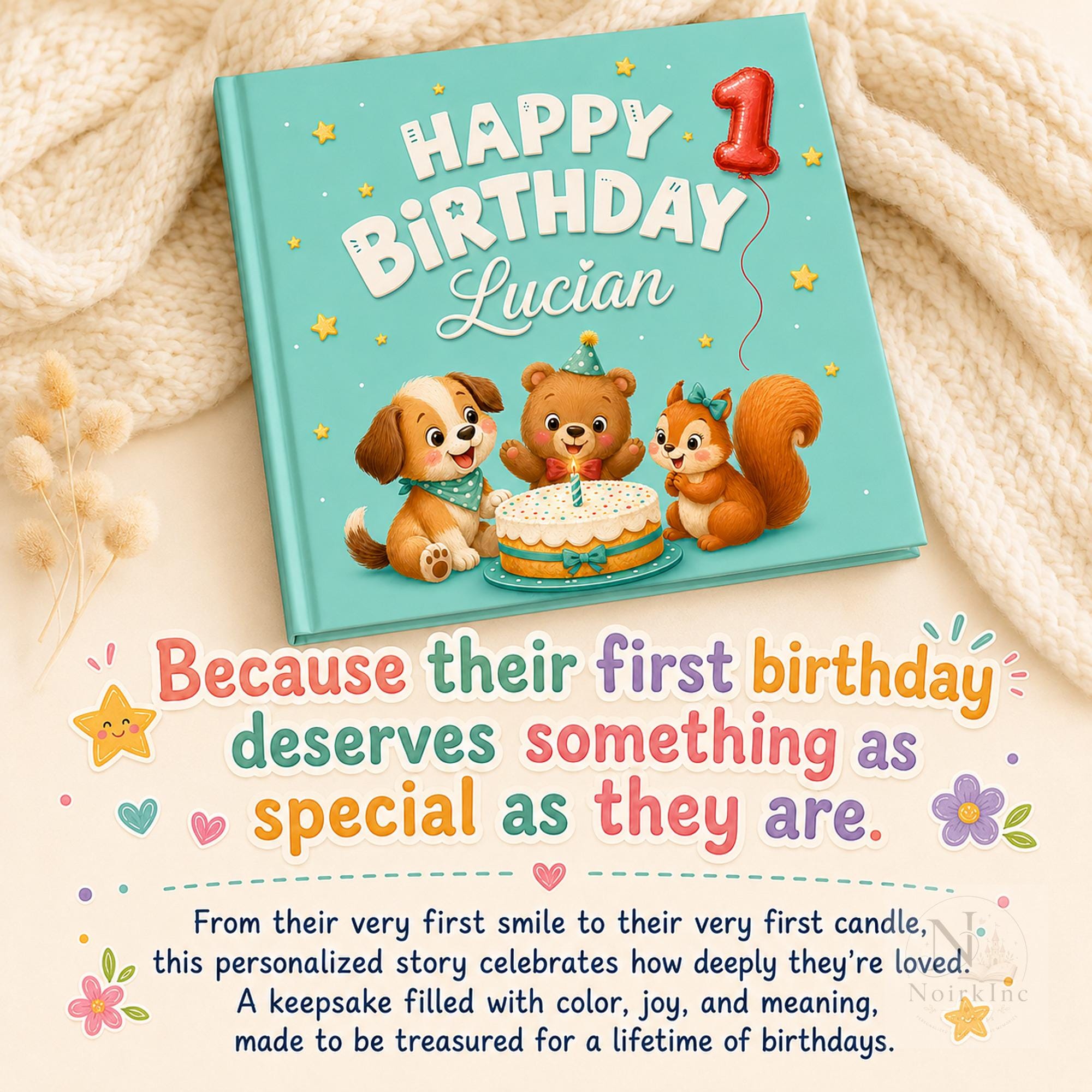 Personalized First Birthday Storybook