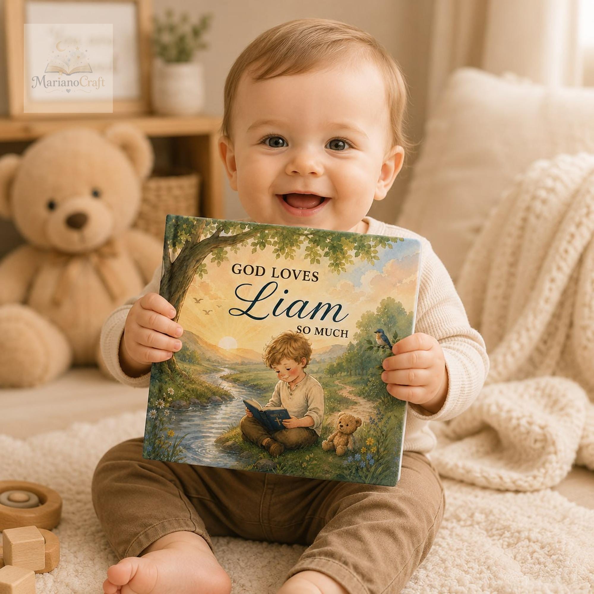 Personalized Christian Children's Book - God Loves You Story