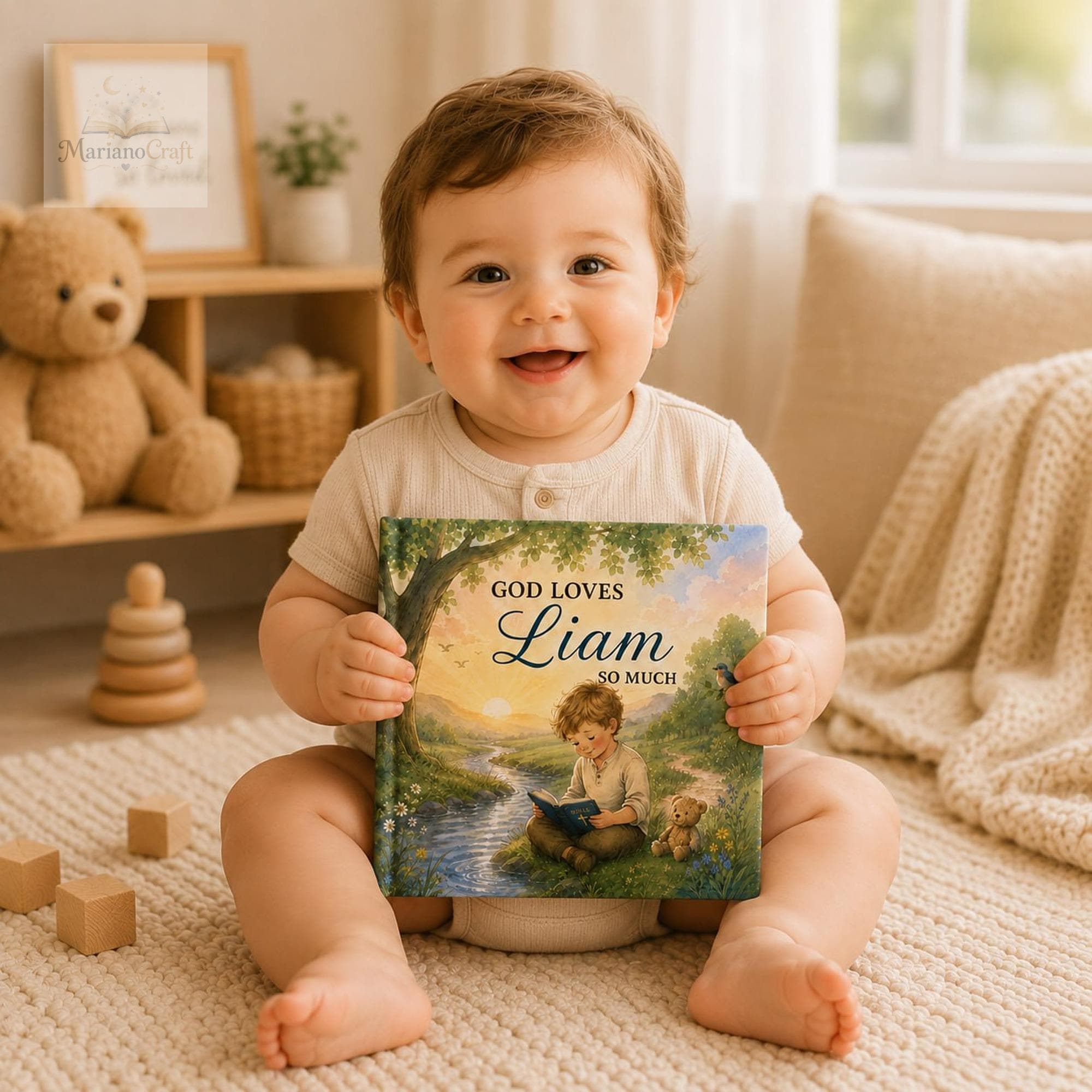 Personalized Christian Children's Book - God Loves You Story