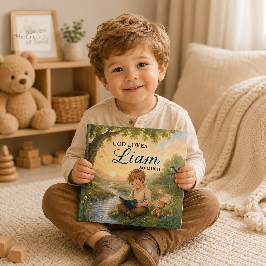 Personalized Christian Children's Book - God Loves You Story