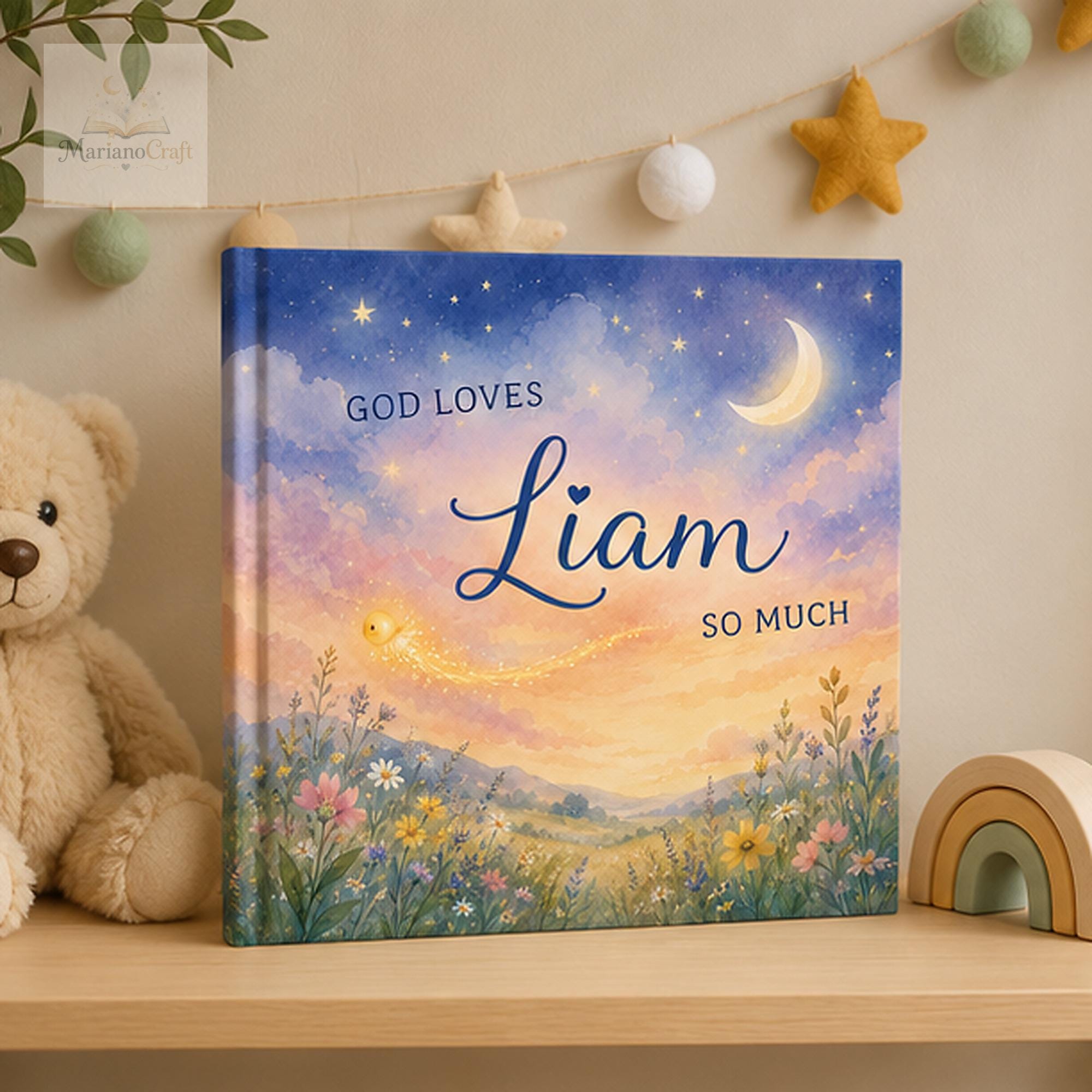 Personalized Christian Baby Book: God Loves You Story