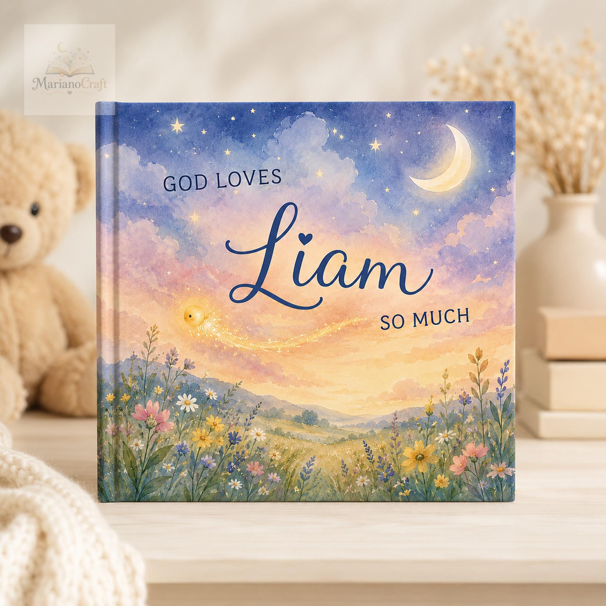 Personalized Christian Baby Book: God Loves You Story
