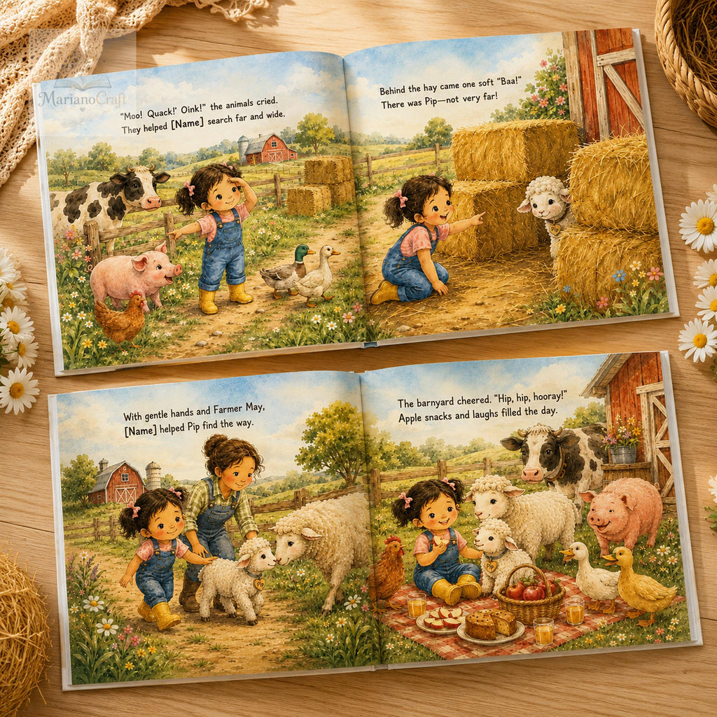 Personalized Farm Adventure Book for Kids