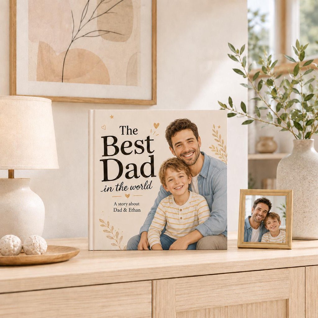Personalized Dad Book for Father's Day – Custom Photo Storybook