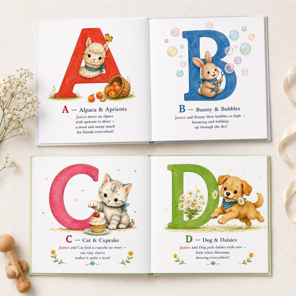 Personalized Alphabet Book for Kids | Custom Name ABC Storybook