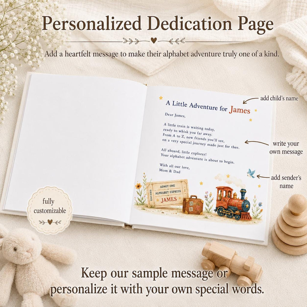 Personalized Alphabet Book for Kids | Custom Name ABC Storybook
