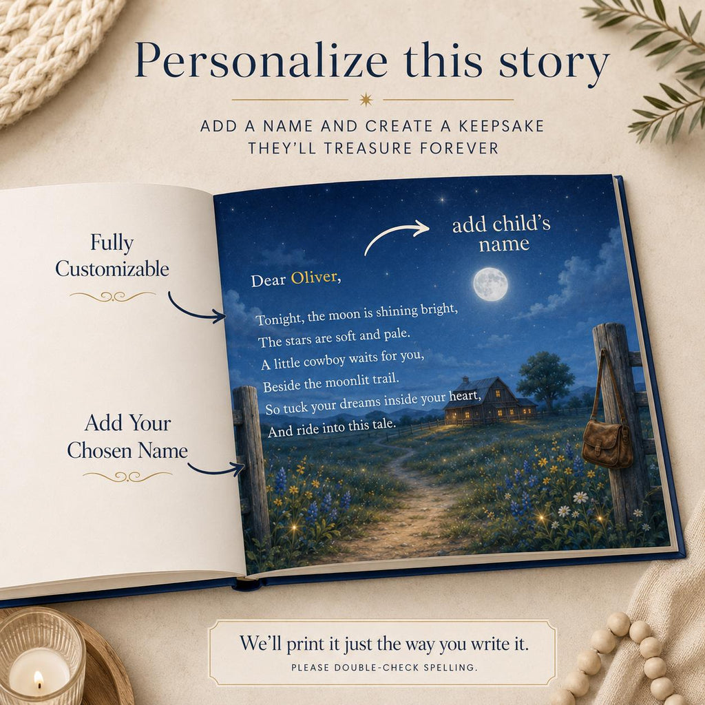 Personalized Cowboy Book for Boys