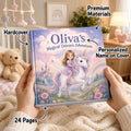 Personalized Unicorn Story Book for Kids, Custom Name Hardcover, Boy or Girl Character, Birthday Gift, Magical Adventure Keepsake for Child