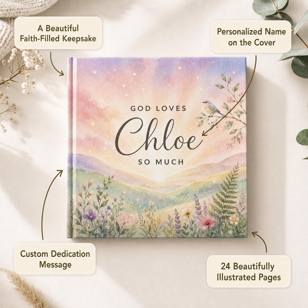Personalized Bible Story Book for Kids | Baptism & Christening Gift