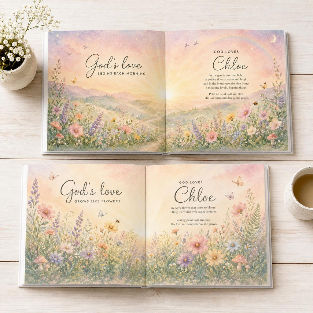 Personalized Bible Story Book for Kids | Baptism & Christening Gift
