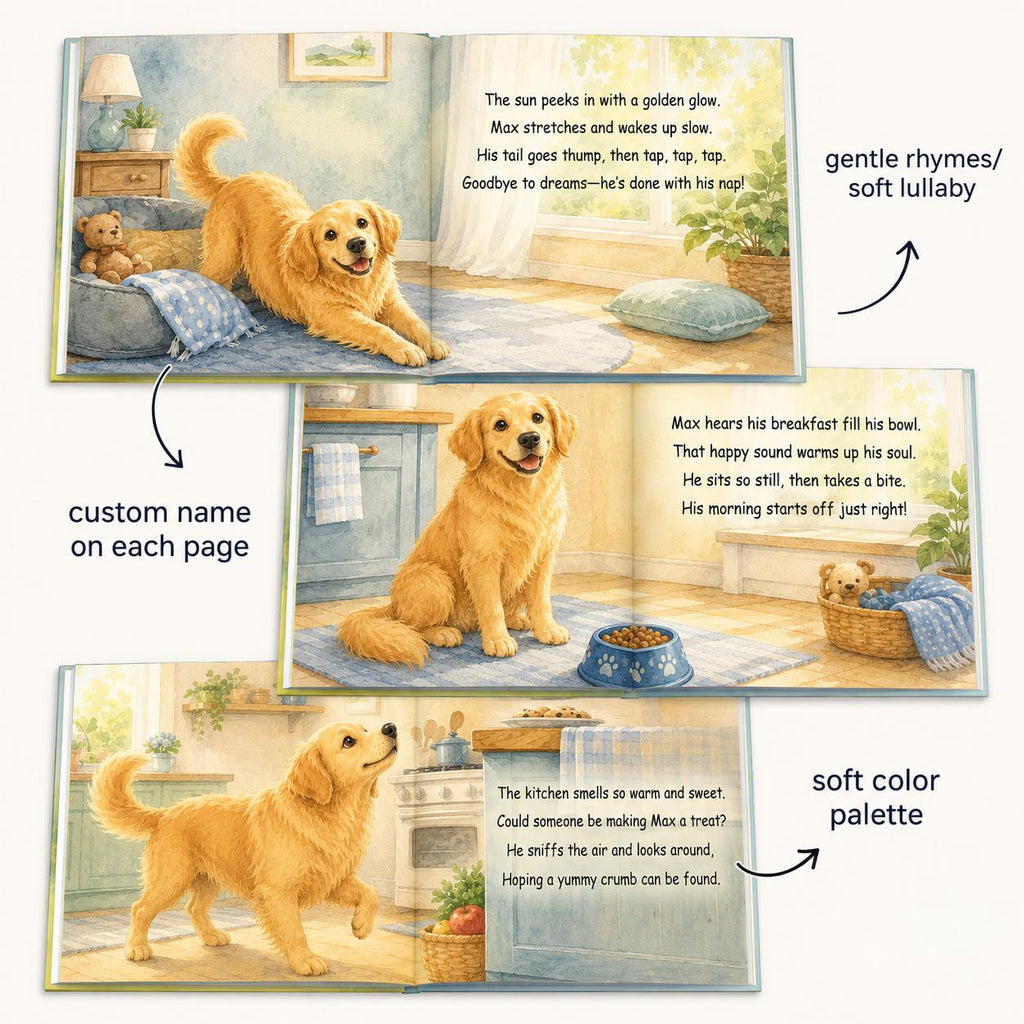 Personalized Dog Story Book With Pet Photo
