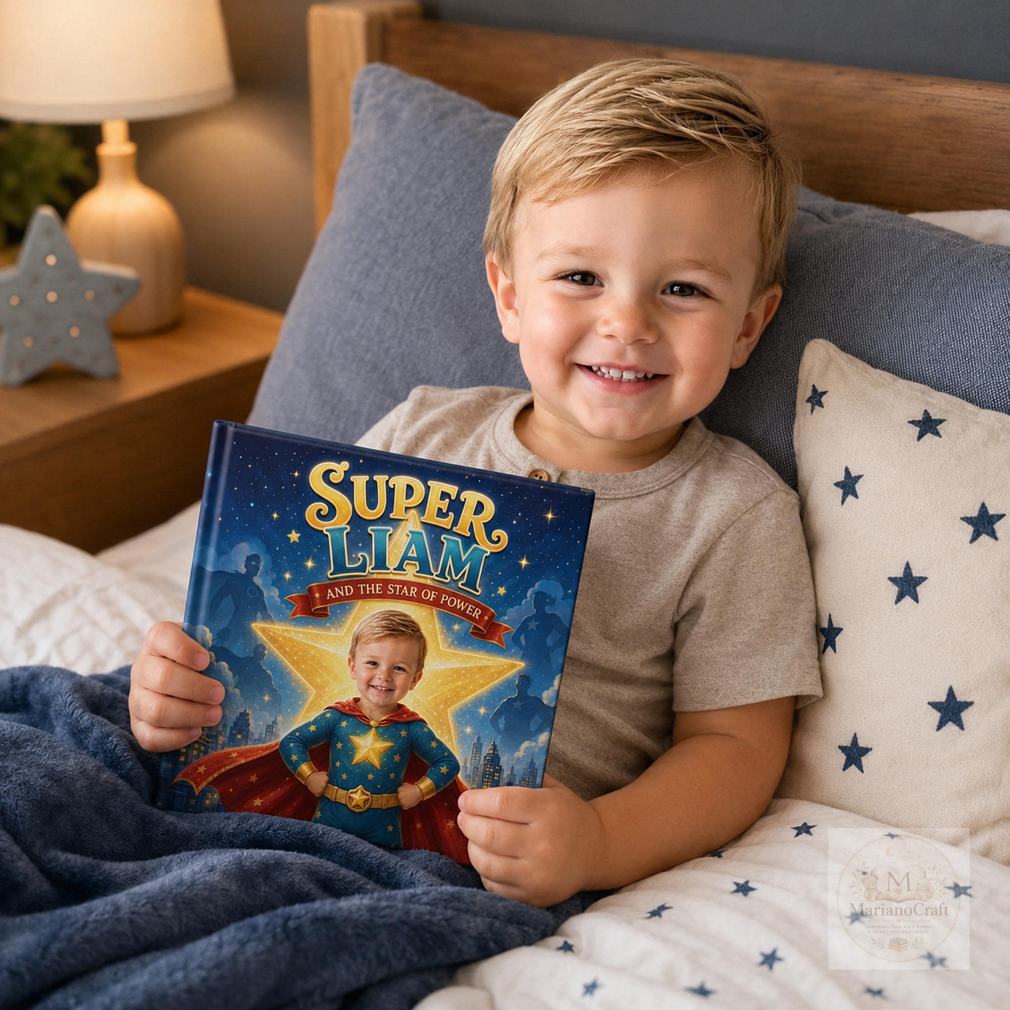 Personalized Superhero Book for Kids With Custom Name and Face