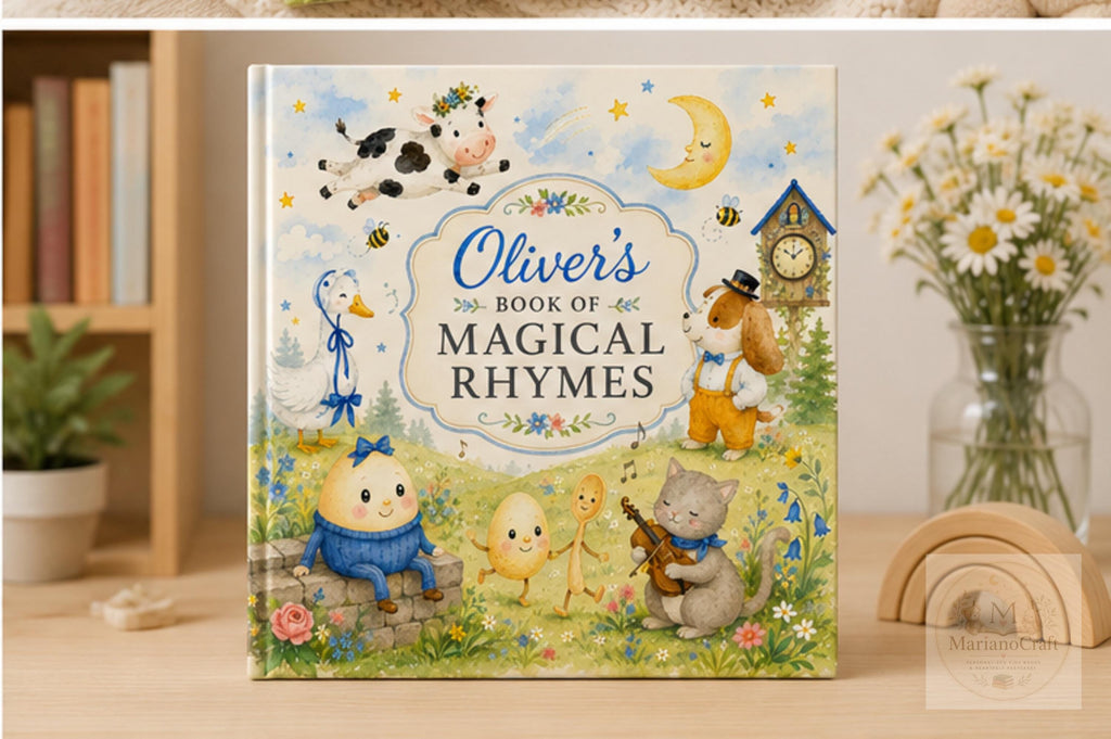 Personalized Nursery Rhyme Book for Babies