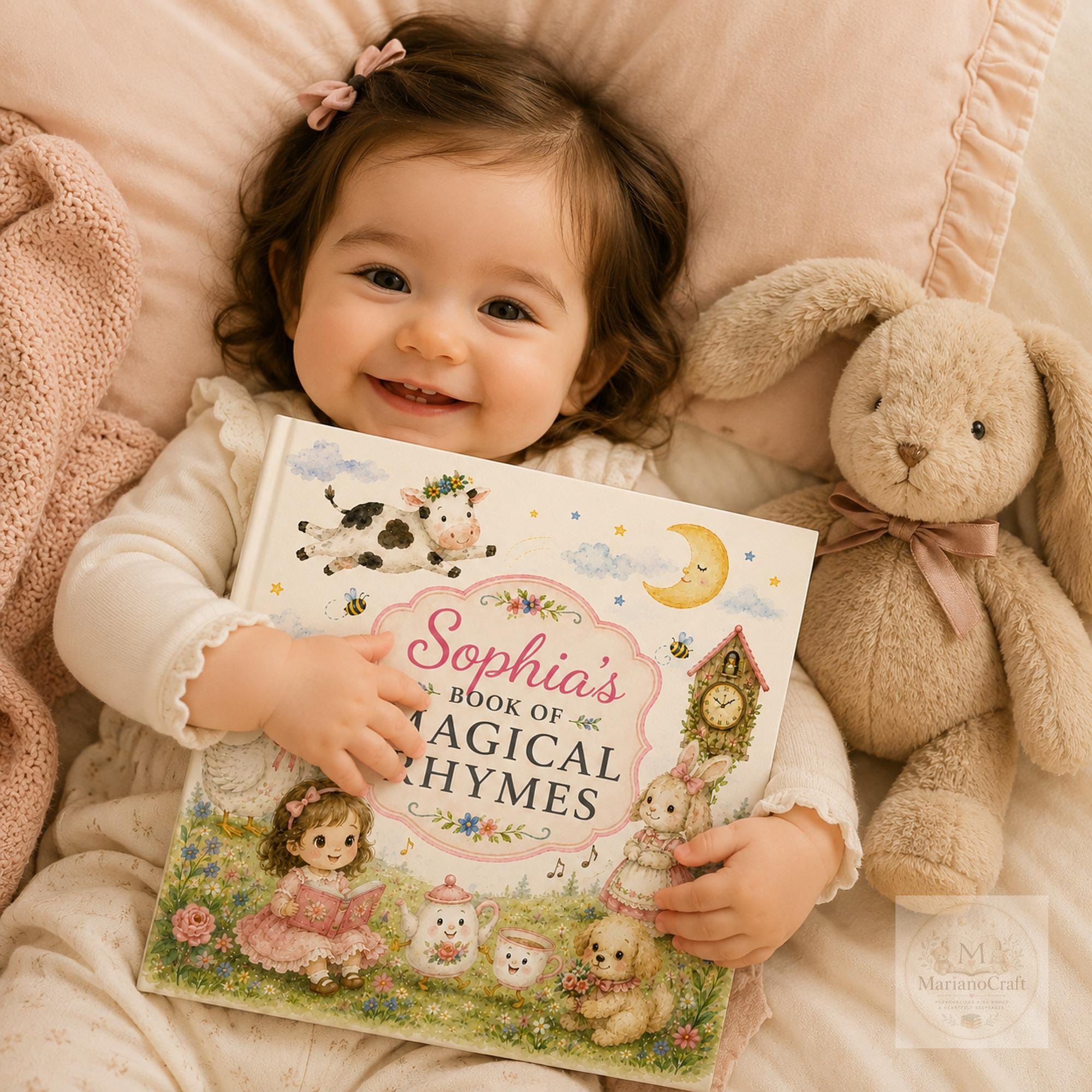 Personalized Nursery Rhyme Book for Babies