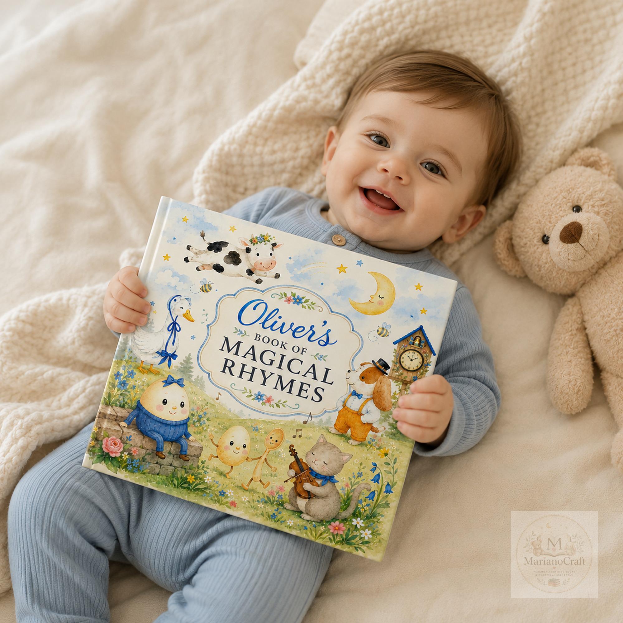 Personalized Nursery Rhyme Book for Babies