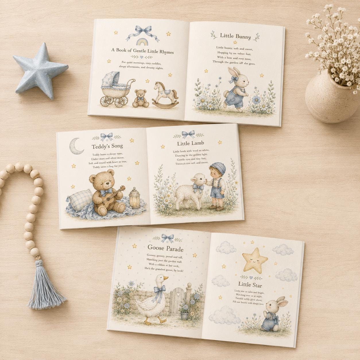 Personalized Baby Book - Custom Name Nursery Rhyme Keepsake
