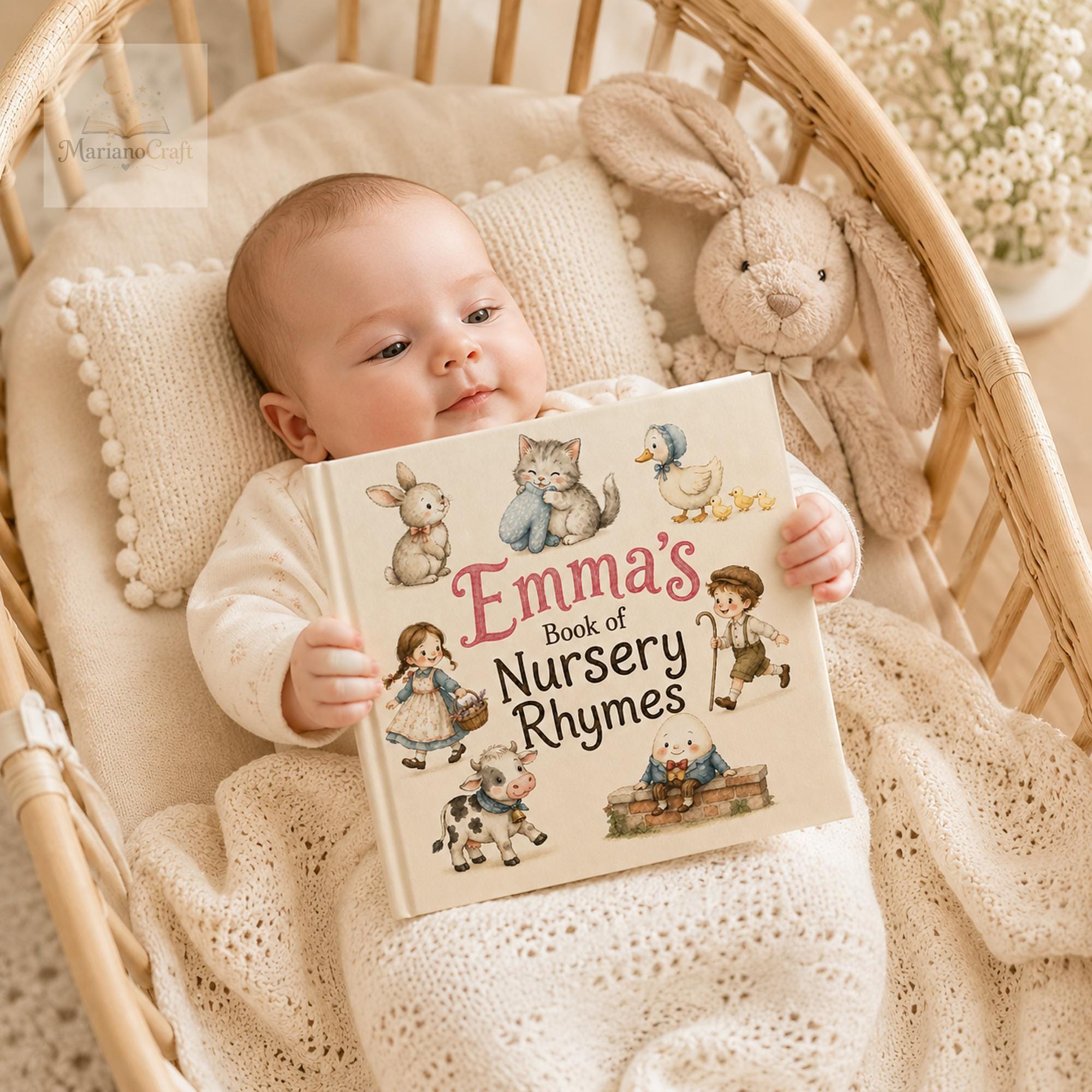 Personalized Nursery Rhyme Book for Babies