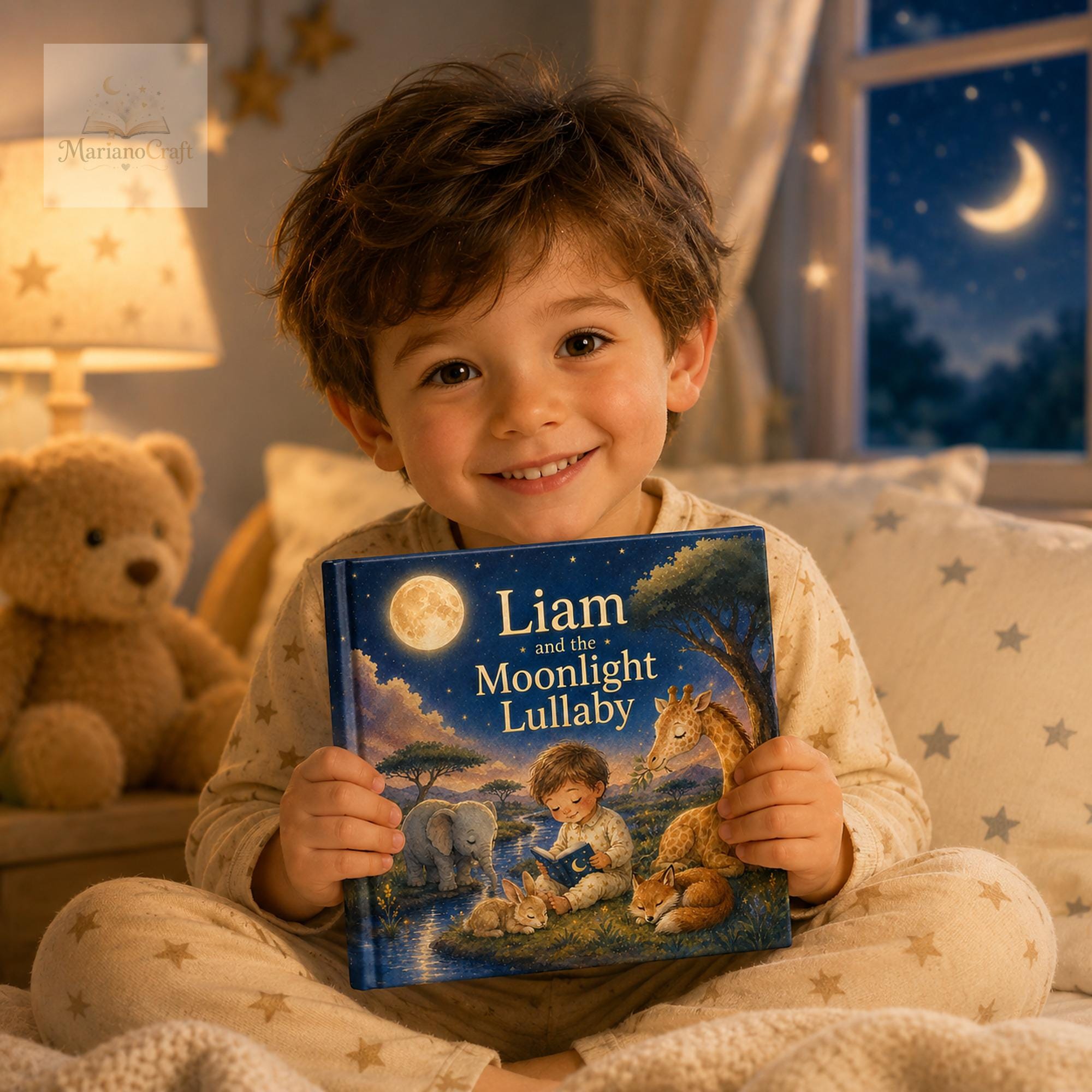 Personalized Bedtime Story Book With Custom Name