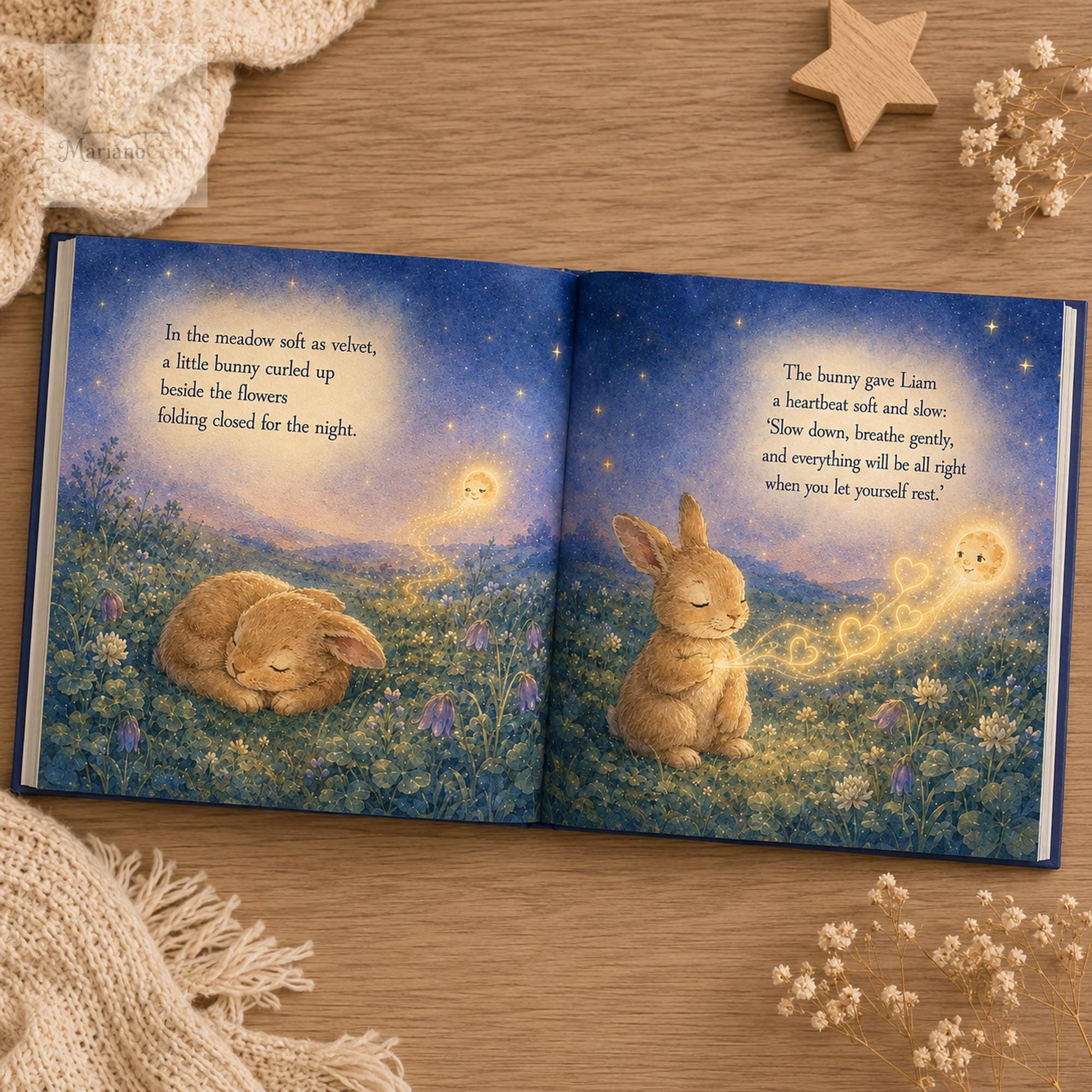 Personalized Bedtime Story Book With Custom Name