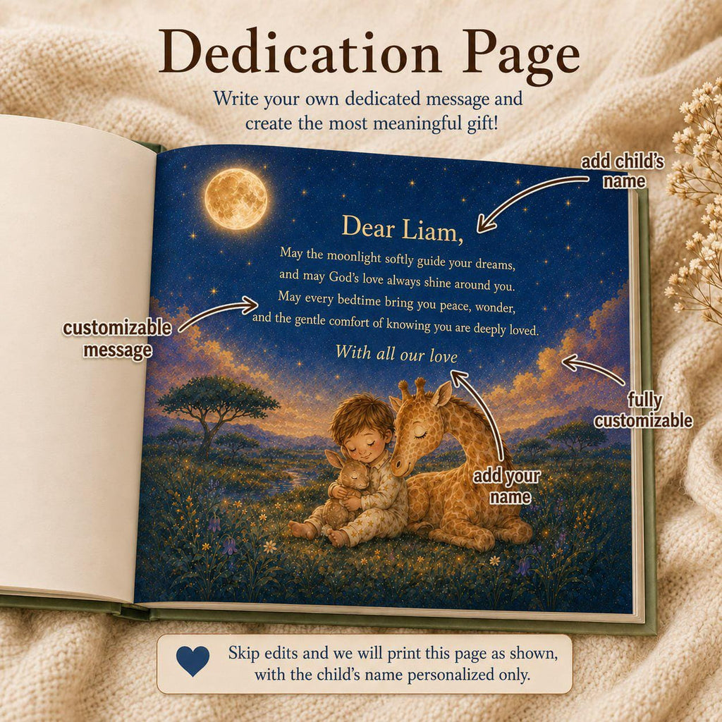 Personalized Bedtime Story Book With Custom Name