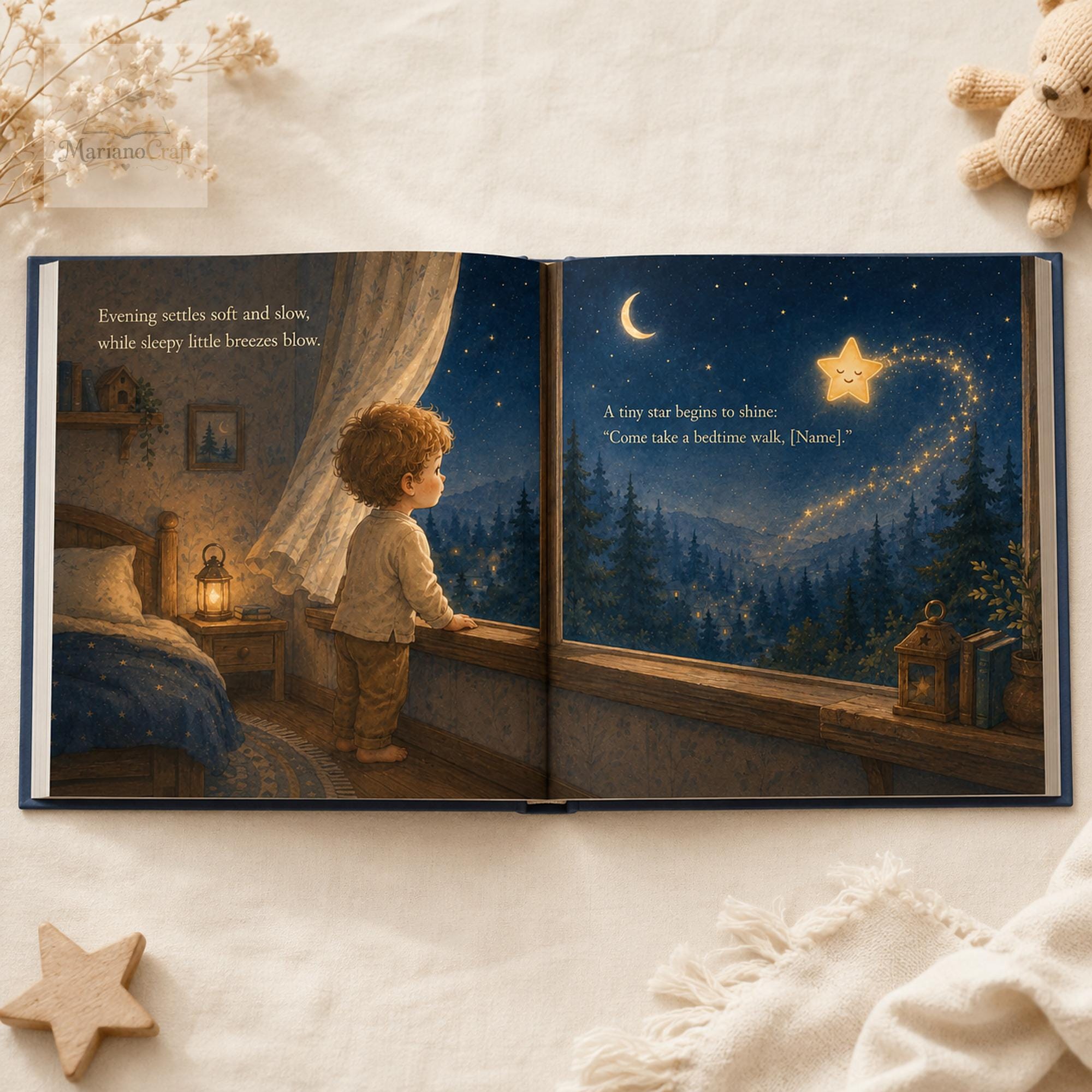 Personalized Bedtime Story Book With Custom Name