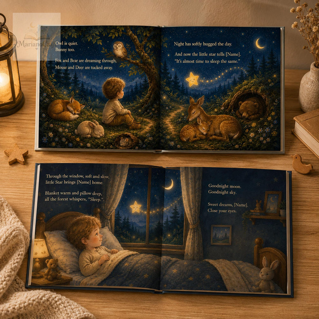 Personalized Bedtime Story Book With Custom Name