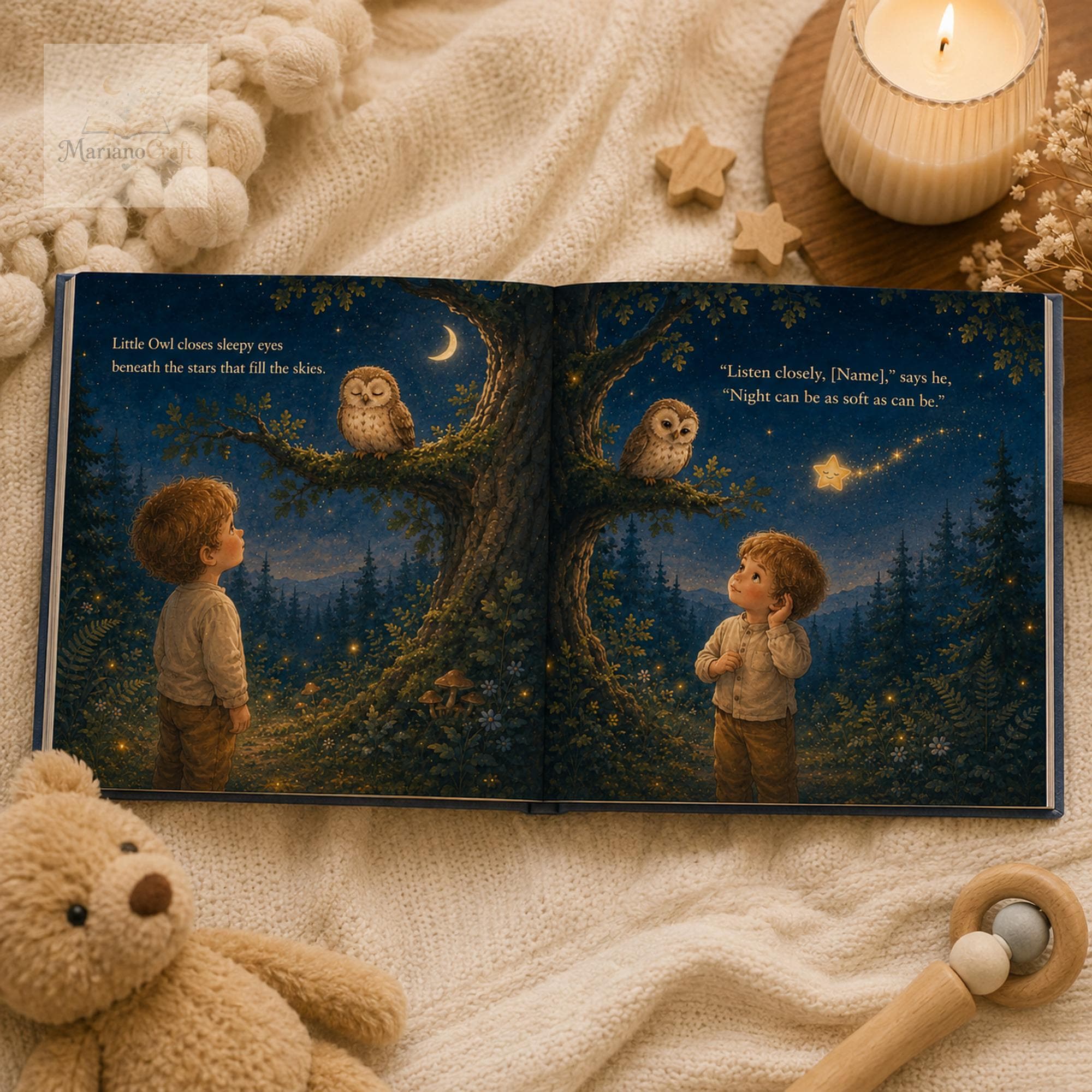 Personalized Bedtime Story Book With Custom Name