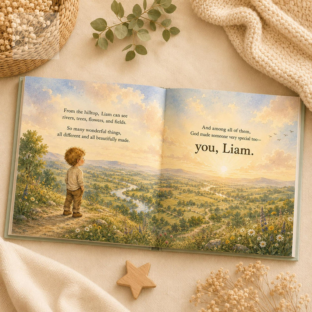 Personalized Christian Children's Book - God Loves You Story