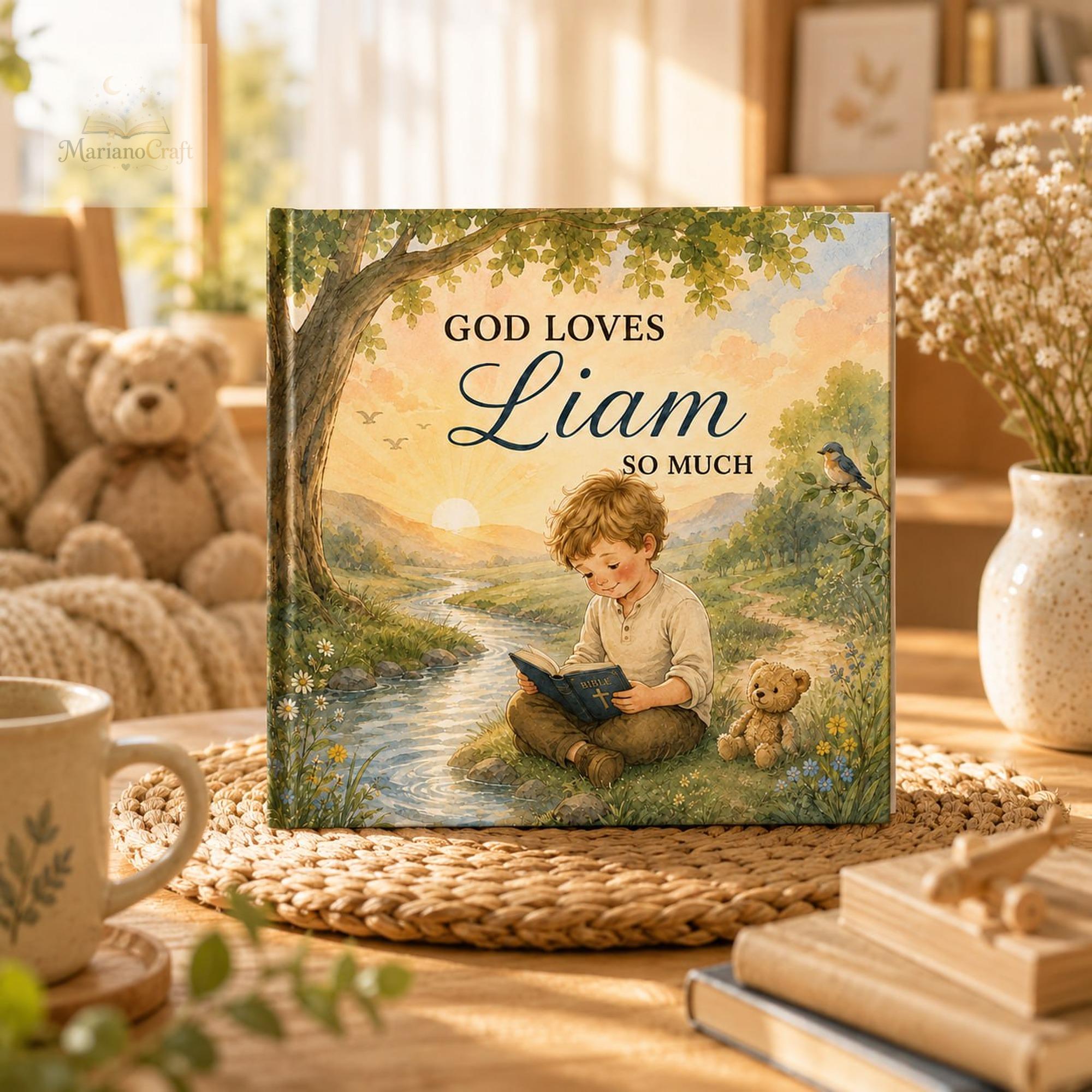 Personalized Christian Children's Book - God Loves You Story