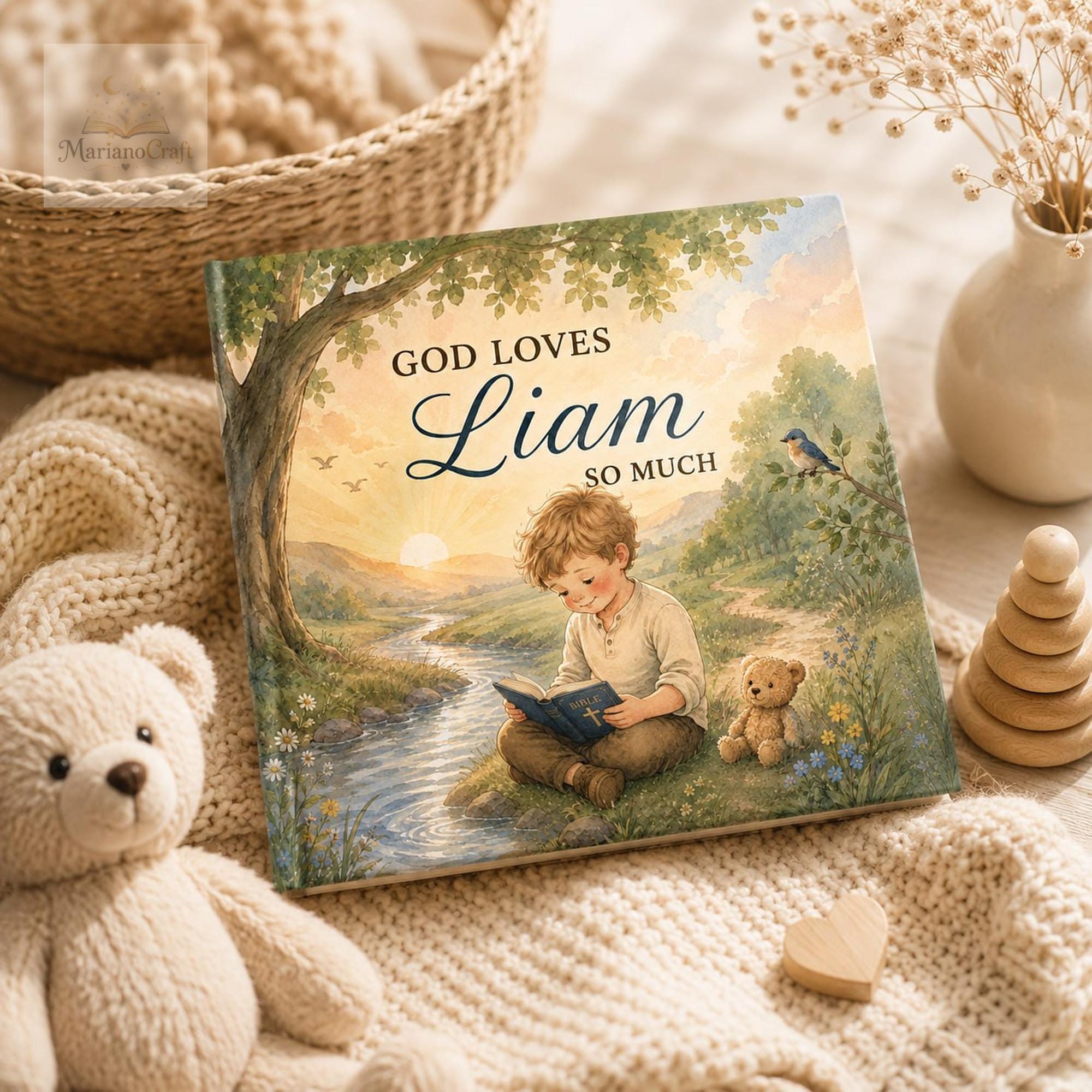 Personalized Christian Children's Book - God Loves You Story