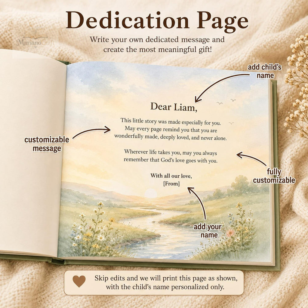 Personalized Christian Children's Book - God Loves You Story