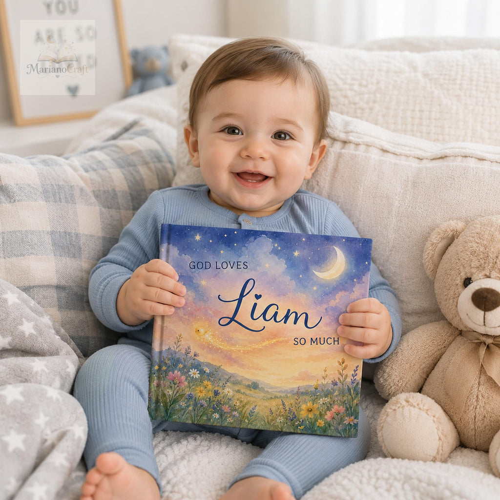 Personalized Christian Baby Book: God Loves You Story