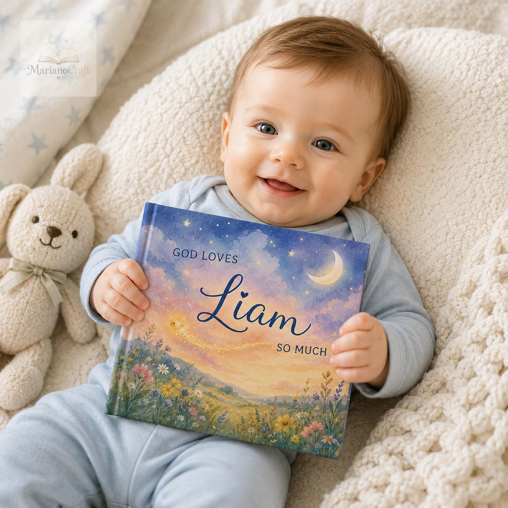 Personalized Christian Baby Book: God Loves You Story