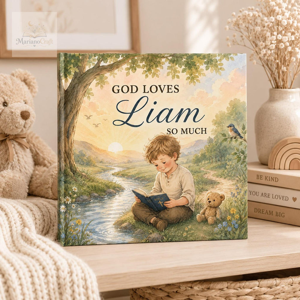 Personalized Christian Children's Book - God Loves You Story