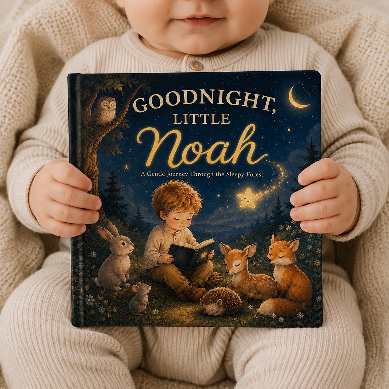 Personalized Bedtime Story Book With Custom Name