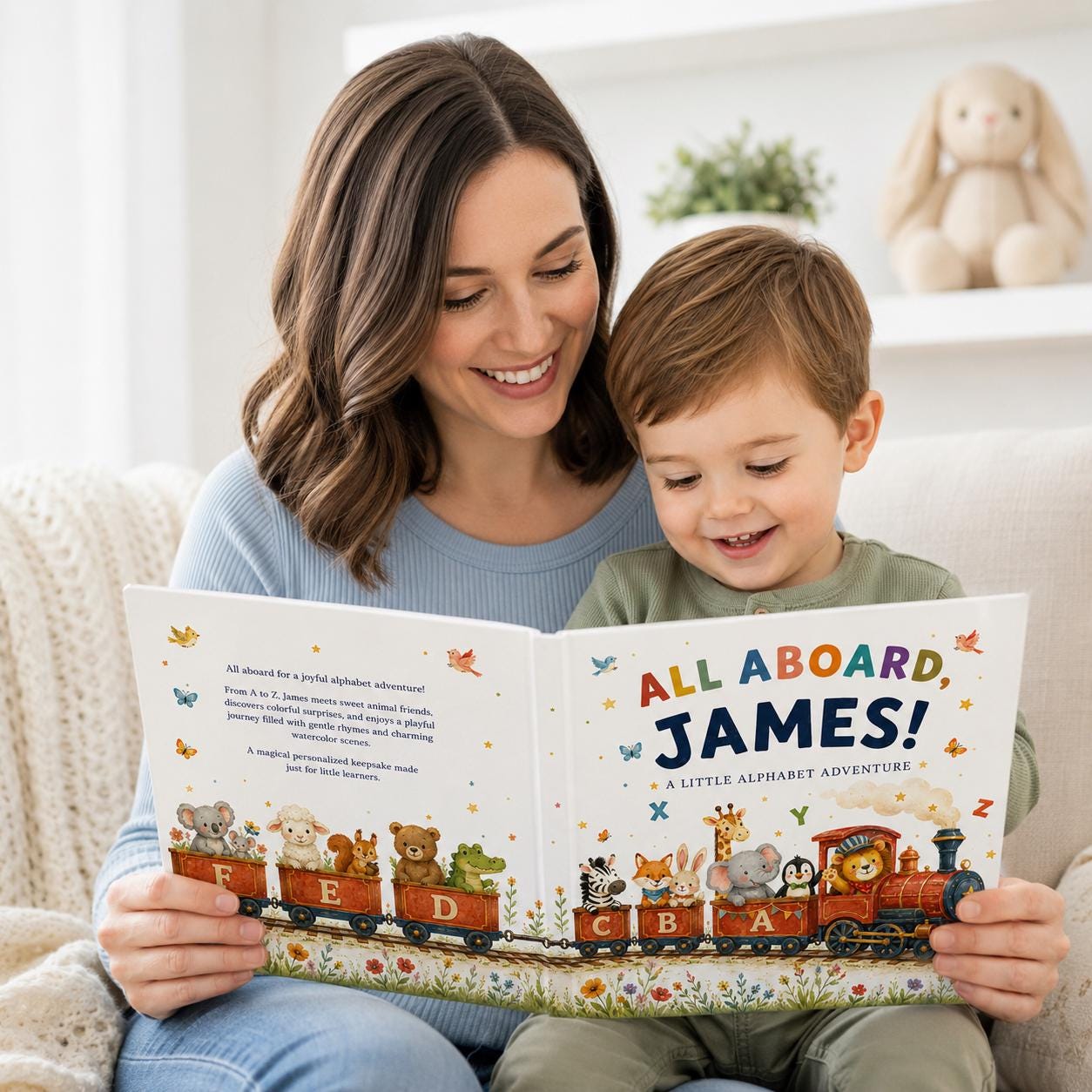 Personalized Alphabet Book for Kids | Custom Name ABC Storybook