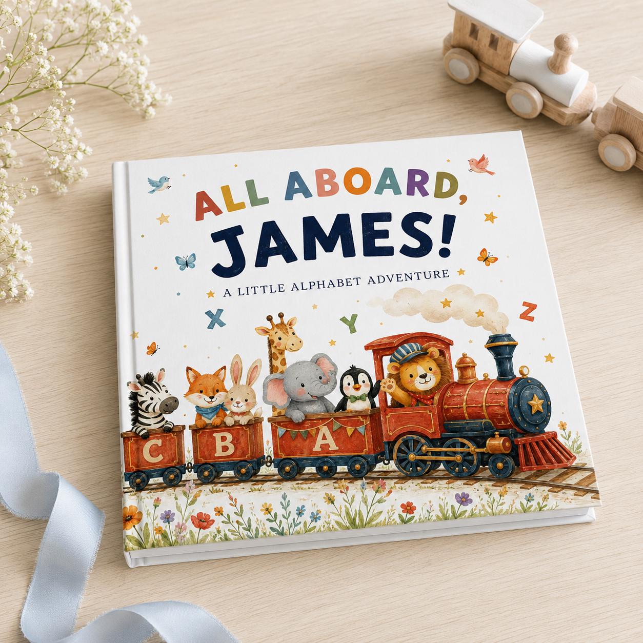 Personalized Alphabet Book for Kids | Custom Name ABC Storybook