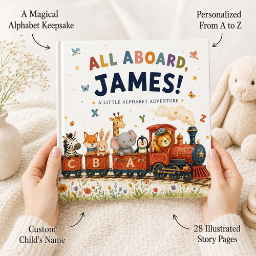 Personalized Alphabet Book for Kids | Custom Name ABC Storybook